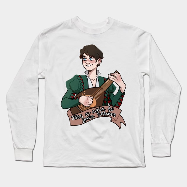 Jaskier The Witcher Long Sleeve T-Shirt by gaypompeii